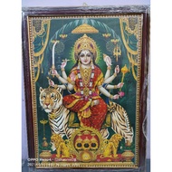 Durgai with wooden frame