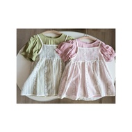 One Piece Dress w Mest Vest Dress (age1-6) [DoReMiFa]