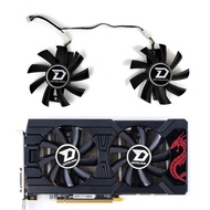 NEW 87MM GA92B2U GA92S2U Dataland RX 570 GPU fan, For PowerColor Radeon Red Dragon RX 570 Dual Graph