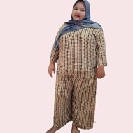 Setelan Jumbo ld 140 buat lebaran ONE SET Rayon Premium Salsa One Set Dewasa Rayon Viscose Motif Pre