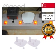 [SG FREE 🚚] Baby Safety Power Socket Protective Cover 3 Pin UK British Socket Plug Outlet Cover Kids Children Safety Pro