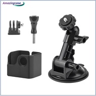 AMAZ Action Camera Car Mount Suction Cup Gimbal Camera Car Holder Compatible For OSMO Pocket 3 Camera Accessory
