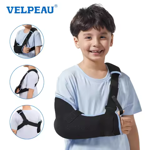 VELPEAU Kids Arm Sling Medical for Forearm Fixation and Postoperative Care, Breathable Shoulder Slin