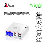 Weilai WL-896-P Super Charger Digital Display 87w QC-3.0 PD-45W type-c