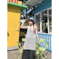 Crochet Tanktop - Áo vải lưới form dài quyến rũ Remmus cho nữ