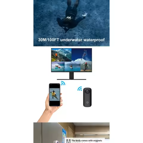 SJCAM C100+ 4K Action Camera for Vlog Sport Waterproof Motorcycle Cycling Recorder