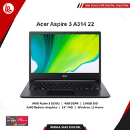 Acer Aspire 3 A314 22 - Ryzen 3 3250U 4GB 256GB SSD FHD W11