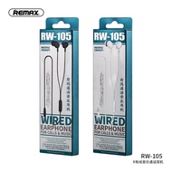 Remax RW-105 Wired Earphones Music Stereo In-Ear Headset 3.5MM Jack Plug In With Mic