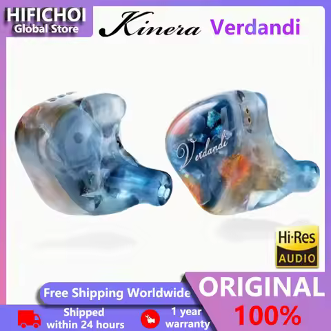 Kinera Imperial Verdandi Bone Conduction 1BC+2BA+2EST+1DD HIFI Wired Best In-Ear Earphone Monitor wi