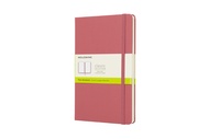 Moleskine สมุดบันทึก สมุดโน๊ต  ปกแข็ง สีชมพู ขนาดใหญ่ 13x21 ซม Classic Notebook D.Pink Large hard cover 13x21 cm