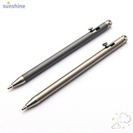 SSUNSHINE Bolt Pen, Refillable Portable Keychain Pen, Multi-functional Mini Size Titanium Alloy EDC 