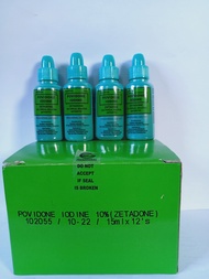 ZETADONE Povidone Iodine 12bottles/box 15ml each bottle