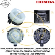 HONDA ACCORD '03 / ELYSION '05 / LEGEND '04 KB1 J35A DENSO BLOWER MOTOR ( TW ) 194000-74103D / 7431 
