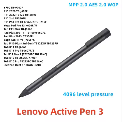 Business Pen For Lenovo P11 P11 Pro P11 Plus P11 2021 k10 k11 k11 pro Grey Stylus Capacitive Pen Han