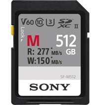 【SONY 索尼】SDXC U3 512GB 高速記憶卡 SF-M512(公司貨)