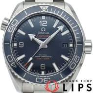 歐米茄海馬系列海洋宇宙600公尺同軸腕錶，43.5毫米，海馬600海洋宇宙同軸至臻天文台錶，型號215.30.44.21.03.001，男士不鏽鋼腕錶，藍色，成色極佳，附原廠錶盒和保固卡 [全新]