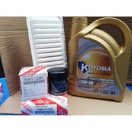 A425I# TOYOTA VIOS 1.5 (first model) NCP42 AIR FILTER + OIL FILTER + KOYOMA ENGINE OIL (Combo Set Of