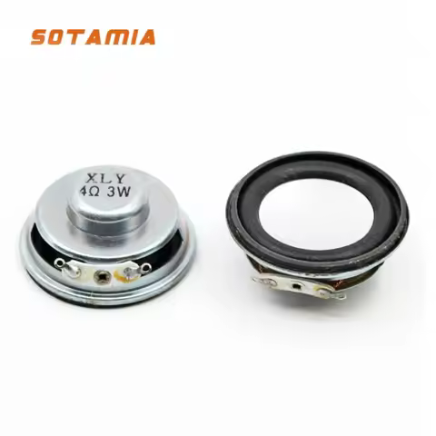 SOTAMIA 2Pcs 40MM 50MM Mini Portable Sound Speakers 4 Ohm 3W 8 Ohm 5W DIY Music Bluetooth Speaker St