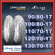 * FREE TUBELESS NUT * DELI TIRE SB-151 TL 17 inches TAYAR TYRE SLASH SB 151 INDONESIA SOFT COMPOUND