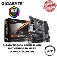 GIGABYTE B450 AORUS M AM4 MOTHERBOARD MATX