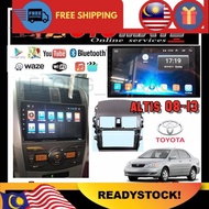Toyota Altis 2008-2013 Android Player 2+16G 9 inch 2.5D with player casing