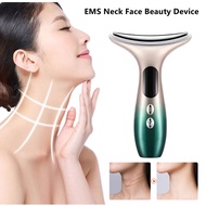 EMS Microcurrent Face Neck Beauty Device Massager LED Photon Rejuvenation Skin Lifting Machine Anti Wrinkle Reduce Double Chin