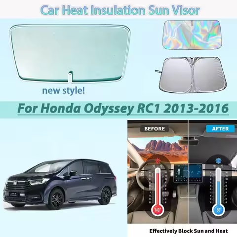 Sun Visor Heat Insulation For Honda Odyssey RC1 2013-2016 Front Windshield Sunshade