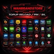 Prepaid PIN Topup Reload PIN (SEMUA TELCO ADA) All Telco Brand
