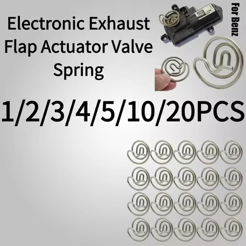 Steel Exhaust Actuator Spring for Mercedes Benz AMG Models C43 C63 E53 E63 GLC43 GLC63 GLE53 GLA45 R