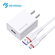 MYPRO 2.1A USB Wall Charger With Charging and Data Cable-C43