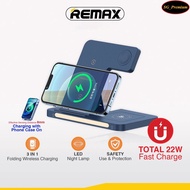 SG_Premium Remax RP-W60 Minxy Series 22W 3 In 1 Foldable Magnetic QI Wireless Charger for IPH, iWatc