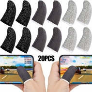 Forview3C 20Pcs Mobile Game Finger Sleeve Breathable Non-Slip Touch Screen Sensitive Thumb Cover Joystick Sweatproof Gaming Gloves