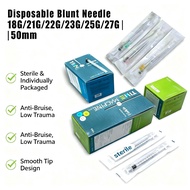 Blunt Needle Micro Cannula 18G 21G 22G 23G 25G 27G 50mm Disposable Sterile for Cosmetic Use Malaysia