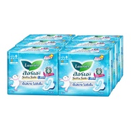 Laurier Soft & Safe Slim Cool Sanitary Pad 22cm. (4pcs) x 6