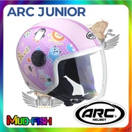TOPI KELEDAR BUDAK ARC JUNIOR PREMIUM HELMET (PINK)