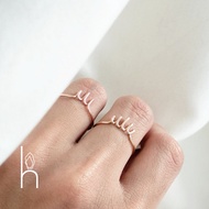 HENJU BY GRACY | Crown Ring | Minimalist Ring | Crown Ring | 14K Gold Filled | 14K Rose Gold Filled 