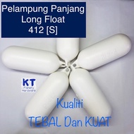 Pelampung Panjang 412 [S] Warna Putih / Kuning Tebal Lebih Kuat Lampung Jaring Lampung Bubu 小网浮412