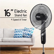 POWERPAC Stand Fan 16" with Timer