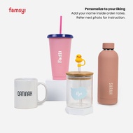 FAMSY Drinking Water Tumbler Cup Mugs Bottles Beverage Drinkware Botol Air 水瓶