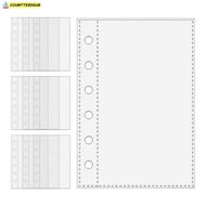COUMTTERDGUB A7 Binder Pages, A7  Card Protector Sleeves, 6-Ring Binder Refill