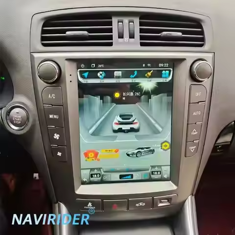 Android 15 For Lexus IS250 IS300 IS200 IS220 IS350 2004-2012 Car Radio Automotive Multimedia Tesla S