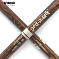 ProMark TX5BW-FG Classic 5B FireGrain Hickory Wood Tip DrumStick