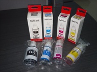 หมึกเติม  Canon GI-790 Refill  G1010/G2010/G3010/G4010 สีเข้มคมชัด