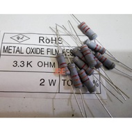2 WATT 3K3 OHM RESISTOR CONTENTS 10 PCS
