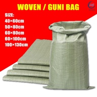 New Guni plastik karung pastic bag PP Woven Beg Guni / Courier Bag / Plastic Karung Beg/ guni bag编织袋