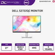 Dell S2722QC 27-inch 4K USB-C Monitor - UHD (3840 x 2160) Display, 60Hz Refresh Rate, 8MS