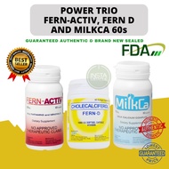 Fast delivery- 100 ORIGINAL FERN D SOFTGEL / I-FERN POWER TRIO (FERN-ACTIV FERN D AND MILKCA)