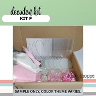 decoden kit / deco kit / deco toploader / deco keychain - starter kit - DIY [READ THE DESCRIPTION]