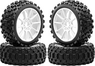 1/8 Typhon Off-Road Buggy Racing Tires and Wheels 17mm Hex RC Tyre with Foam Inserts for ARRMA 1/8 T