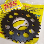 SSS Rear Gear Black 415 Karisma Kirana Supra Fit New Revo 110 Supra X125 New Fi 2014 Balde 110 Revo 